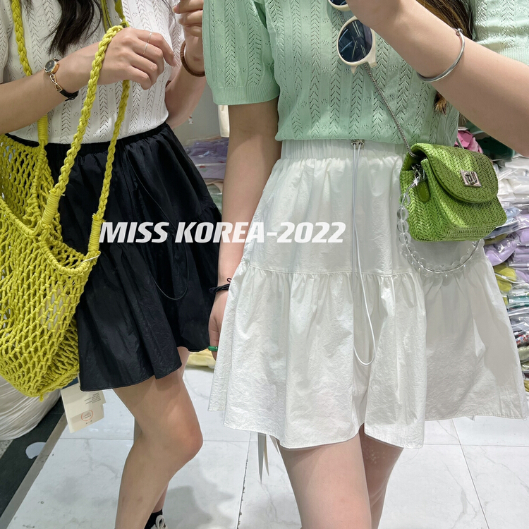 【MISS KOREA】百搭鬆緊蛋糕半身裙  6539#  HBX