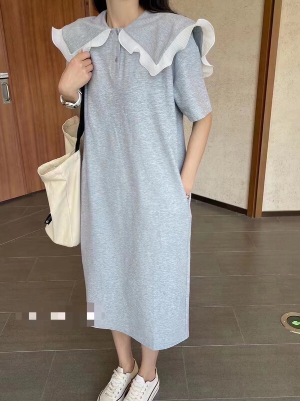 [mozr] fashionable and versatile loose dress ys1-22016# XYJ