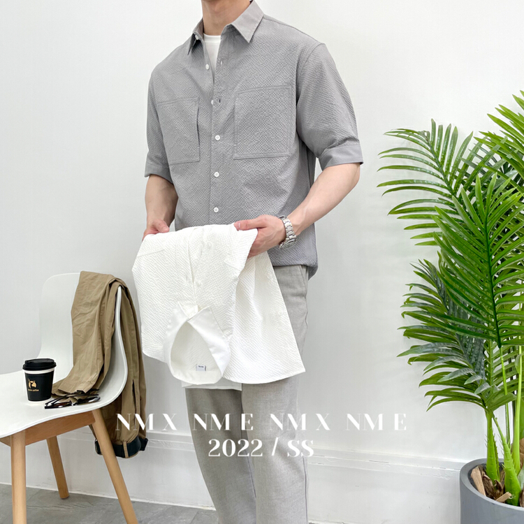 [Macallan] simple solid color versatile shirt 2255# ZZL