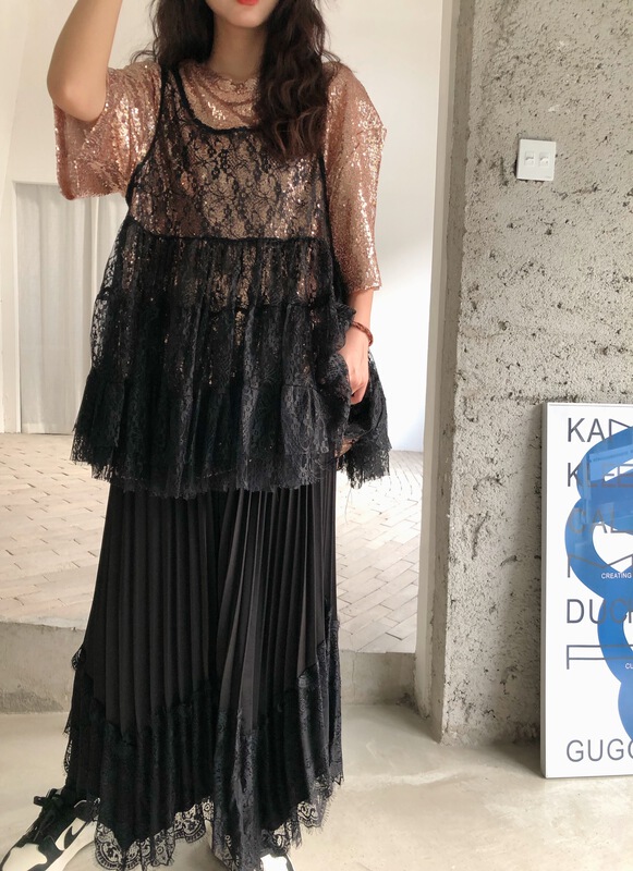 New year in early spring! [rich] round neck Sequin fashion dress 77753# zyh