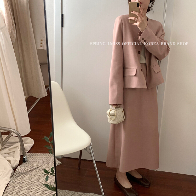 New year in early spring! [Imiss] fashion temperament button suit (suit only) cx7075# LSW