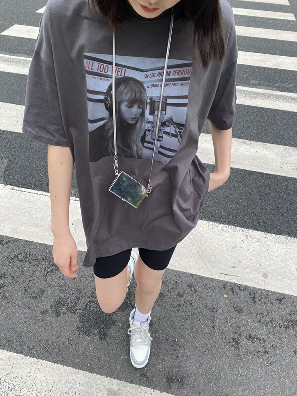 New year in early spring! [two percent] European and American women's printed short sleeved T-shirt 9837# LSL