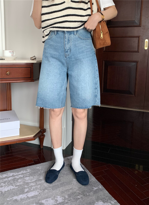 [feeding] Korean casual 5-point denim shorts ys2-5826# cqw