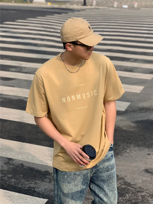 goods in stock! New year in early spring! [quick simple] Korean comfortable breathable micro wide short sleeve T-shirt 22016# ZZL