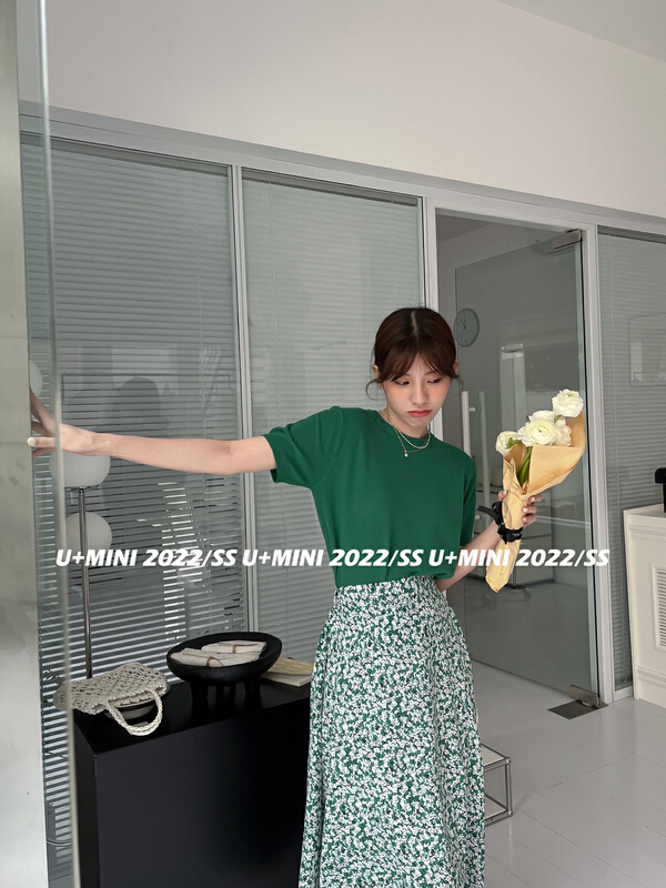 New year in early spring! [U + Mini] simple and versatile thin sweater d0563# WPL