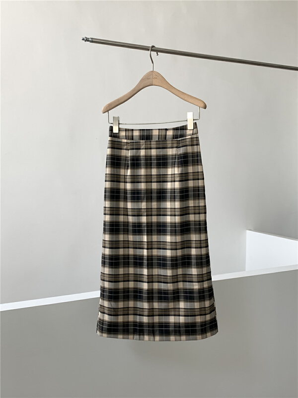 Original price 33.84! [T.G] Plaid versatile slim skirt 13285# cqw