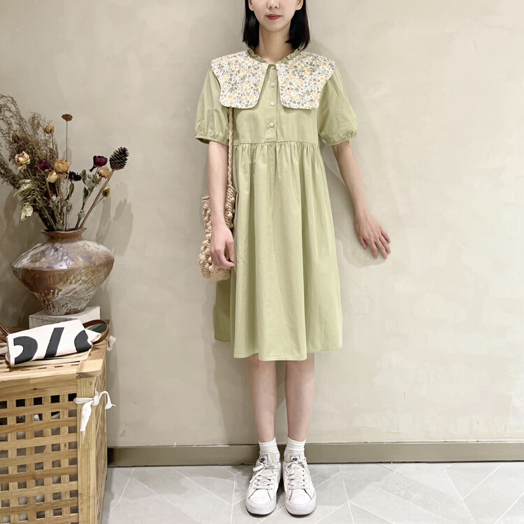 [I look] floral lady fashion dress 12061# zjy