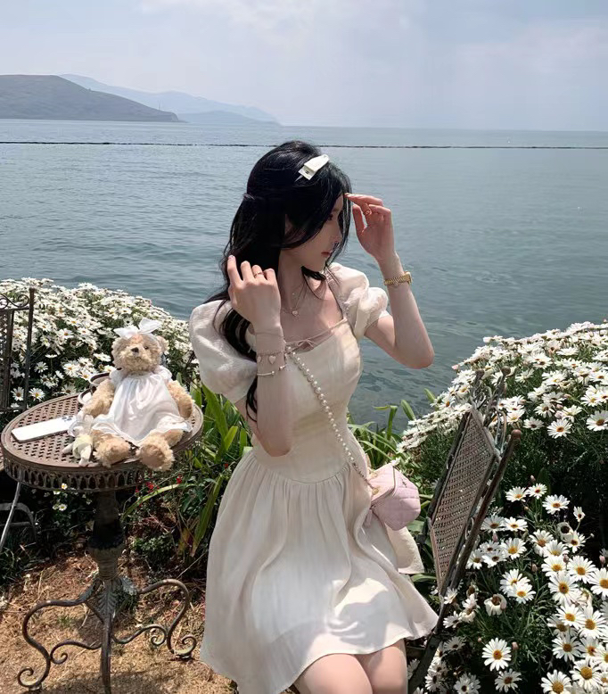 初夏上新！【ARE STUDIO】法式甜美時尚連衣裙  81001#  WPL