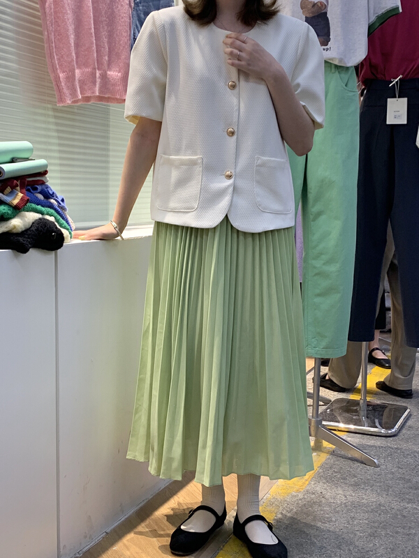 [Simida / doroe] Korean style versatile pleated skirt 10657# zxl