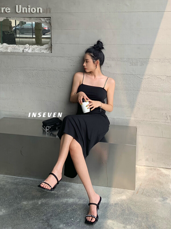 goods in stock! New in early summer! [inseven] sexy slim slit dress 26361# ozq