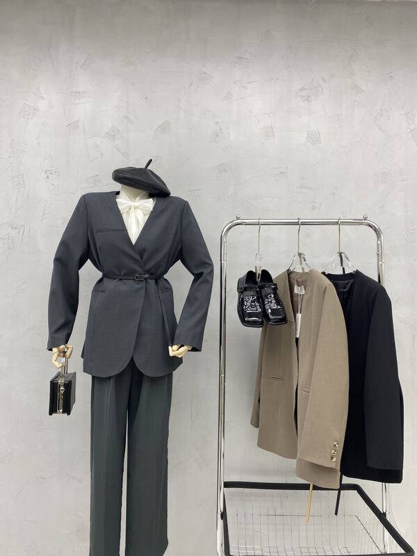 Cxdhh / new in early spring! [strict selection - planting grass and growing trees] advanced minimalist suit xc7-52302# zxx