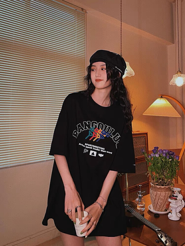 [lab eeda] American simple printed short sleeve T-shirt 3042# ozq