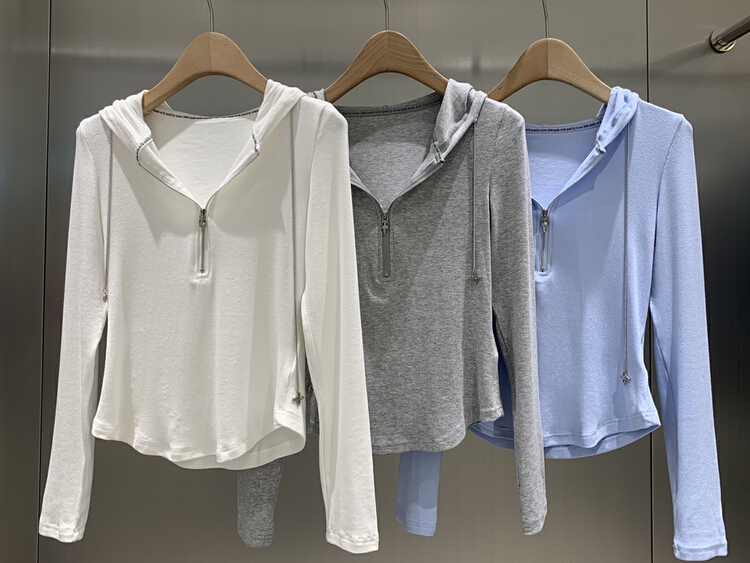 New in early summer! [DS] Korean style slim casual sports sunscreen shirt 64098# XYJ