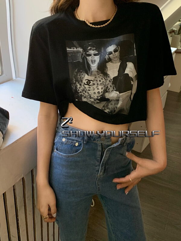 New in early summer! [Z2] European and American Printing fashion short sleeve T-shirt 1037# WTT