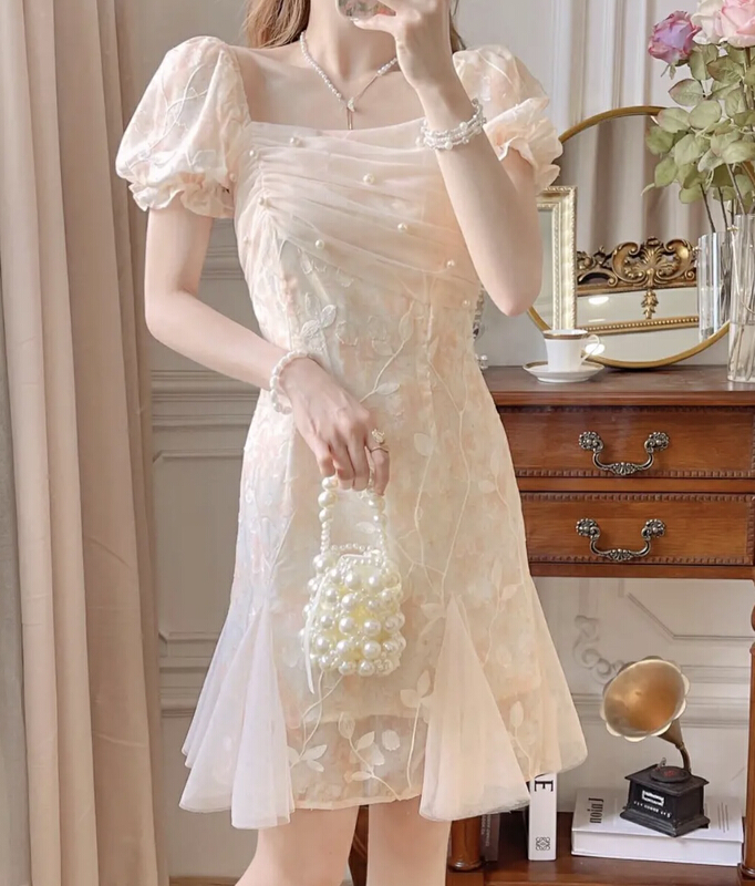 【JH】小香風淑女氣質連衣裙(只賣裙子)  41610#  PCZ