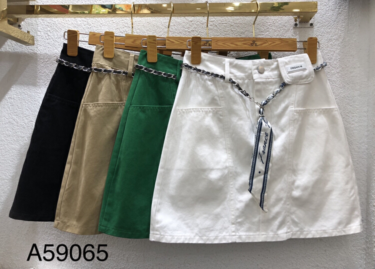 New year in early spring! [queen] slim and slim, versatile skirt (with waist rope) a59065# ozq