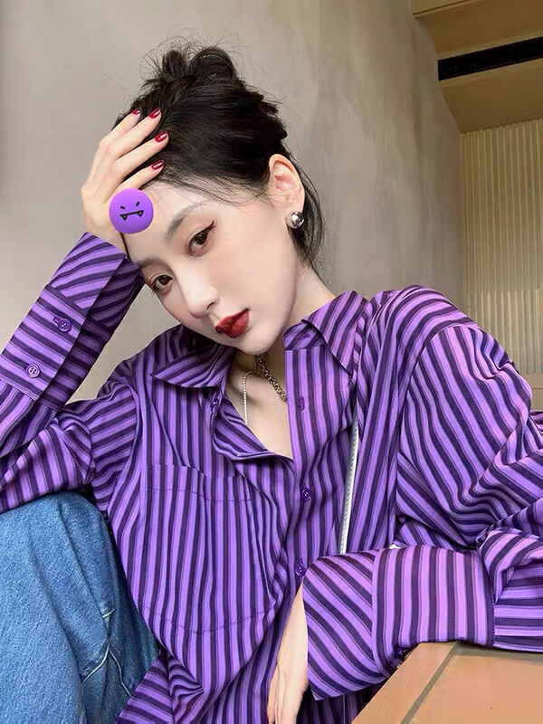 New year in early spring! [L.L studio] loose fit overlay shirt 6956# hjy