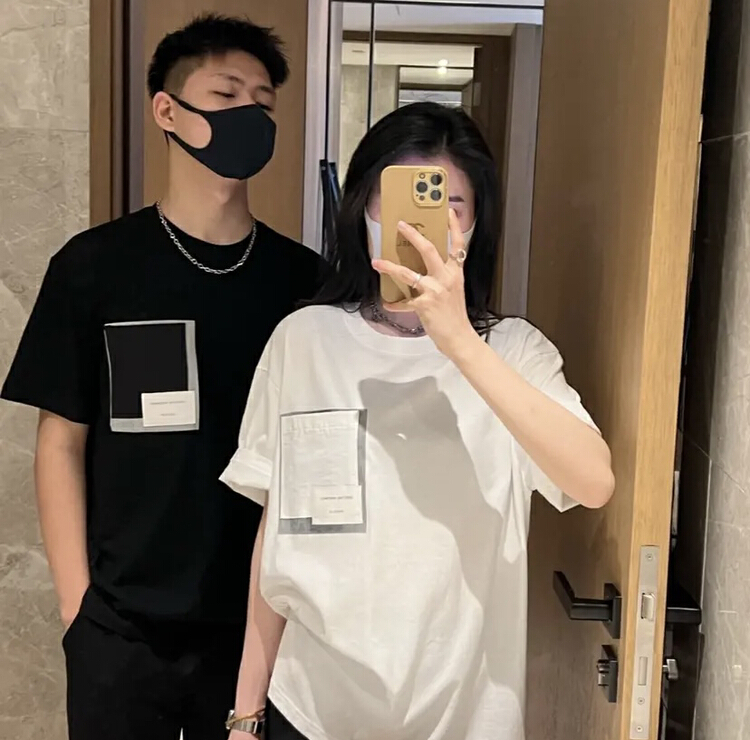 New in early summer! [ing] pocket casual Korean Short Sleeve T-shirt 1162# ZZL