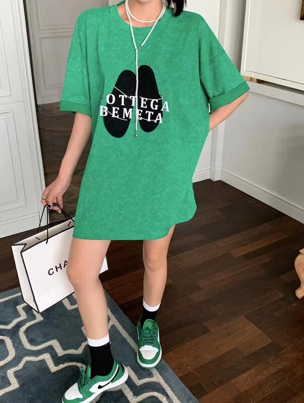 New in early summer! [didi] shoe print Pullover short sleeve T-shirt 5087# ozq