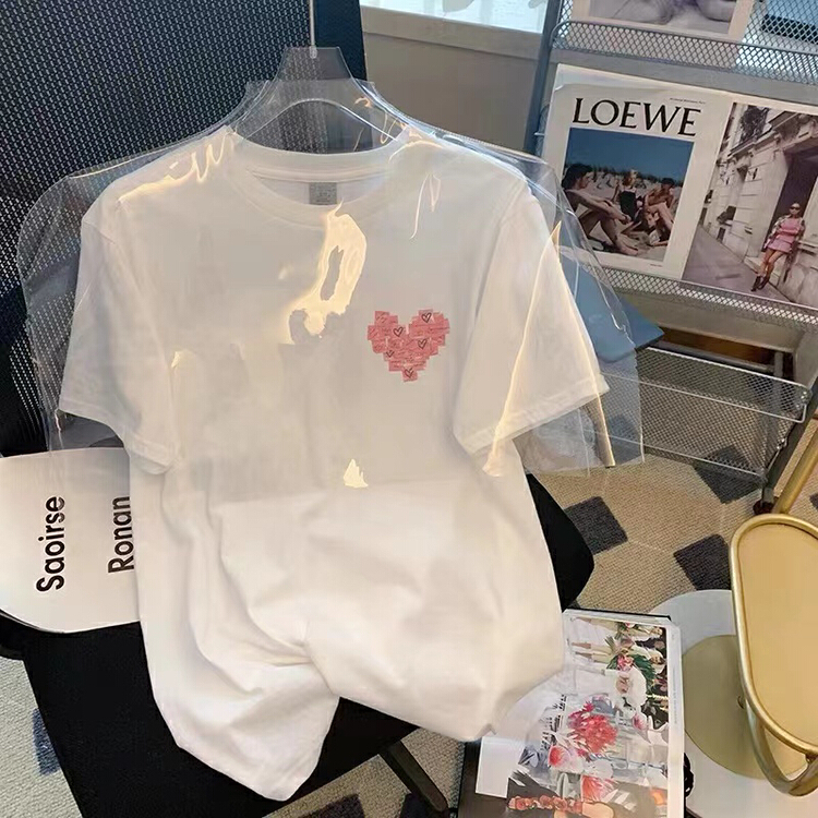 New in early summer! [TA +] Korean fashion pattern printed short sleeve T-shirt 5676# XYY