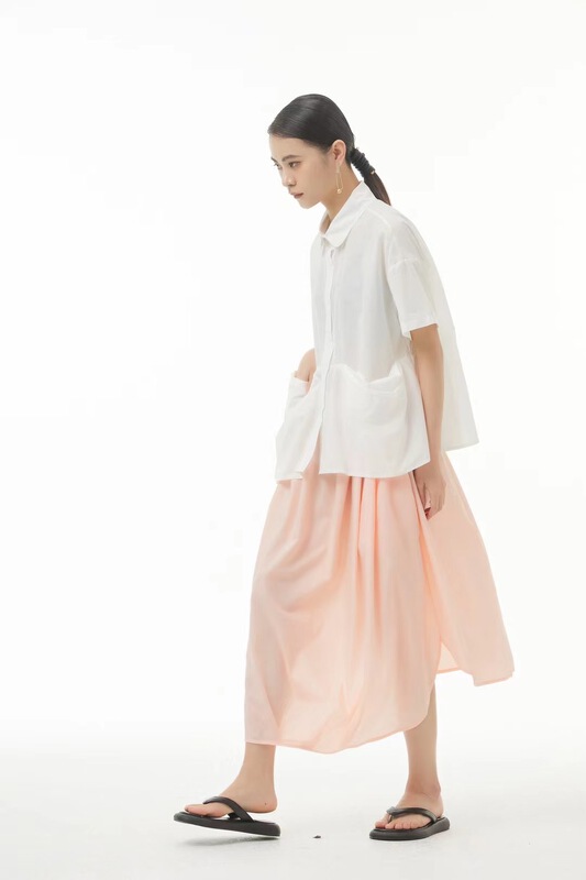 New in early summer! [size] Korean irregular personality versatile skirt 5553# LSW