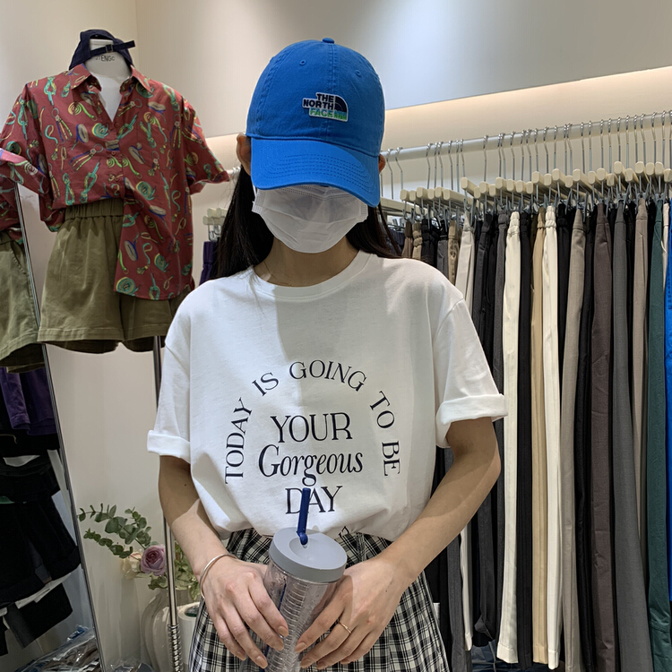 New in early summer! [jito jtengc] Korean English fashion short sleeve T-shirt 1939# lwy