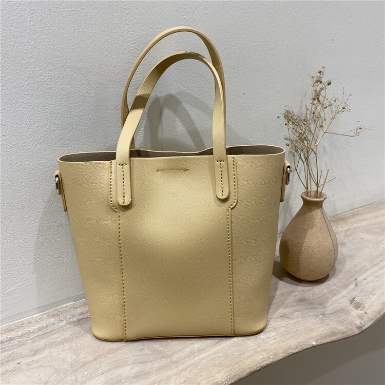 [misslan] ins style large capacity Messenger Handbag (with shoulder strap and small bag) e086# XJ