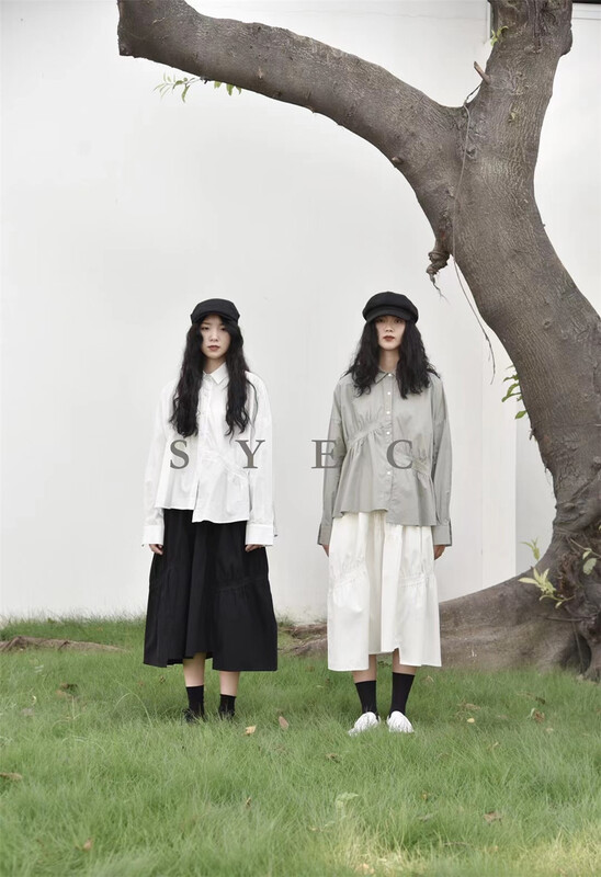 [three and two out] a loose shirt 32366# XYY designed by a minority