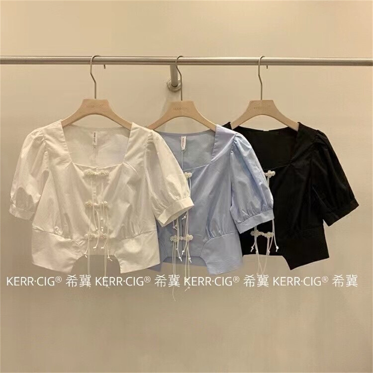 【CIG】新中式盤扣個性小衫  618#  ZJY