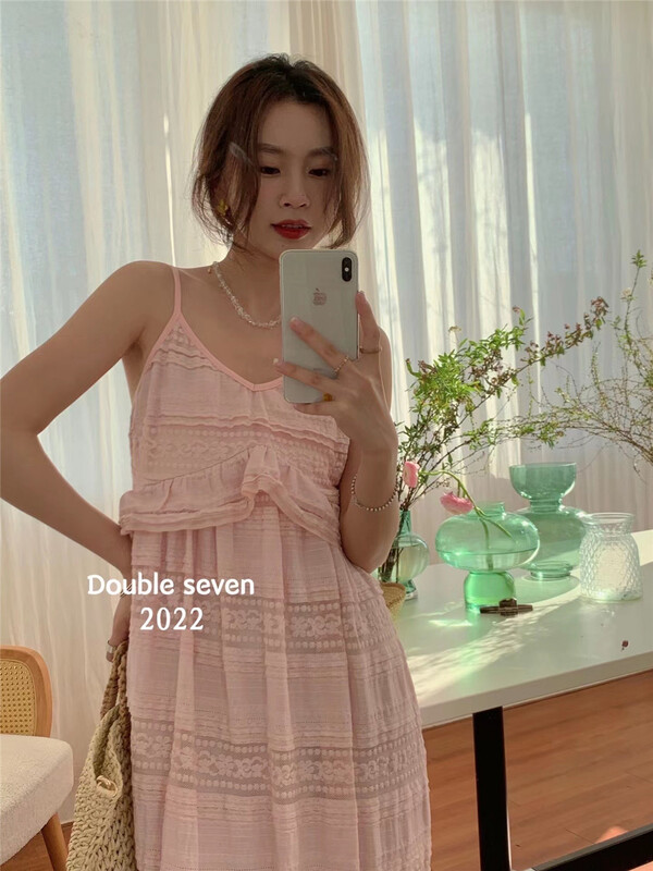 Buyer recommendation! [double seven] French style suspender lace dress 28201# zxx