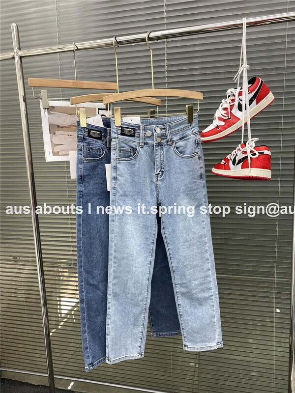 [aus] retro jeans 6855# LSW with label design