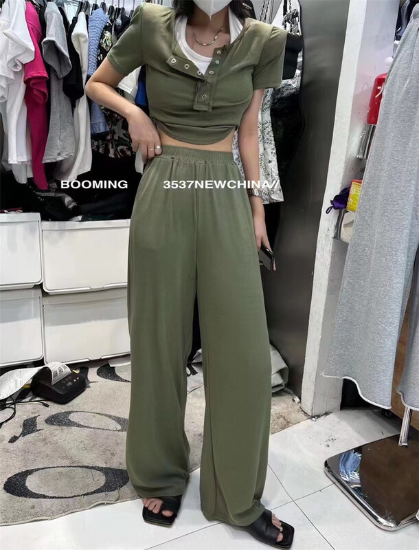 [booming] two-piece jacket + two-piece casual pants suit 2335# zxl