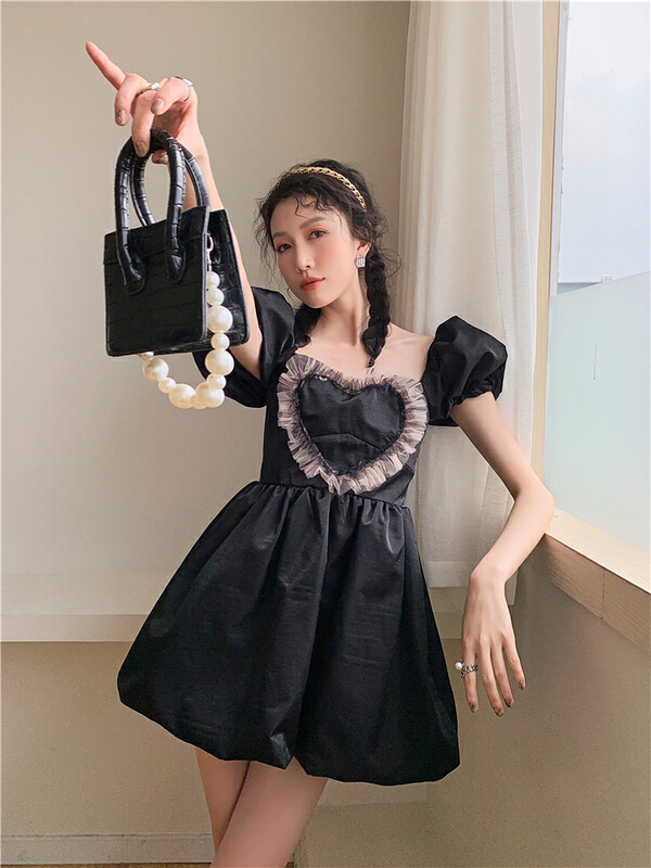 [AC] elegant fashion love lace dress 6843# JJ