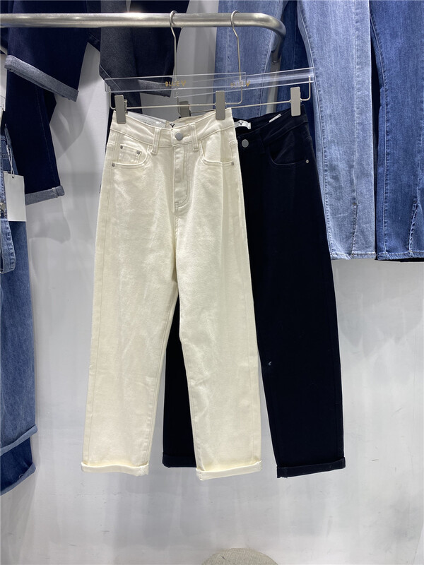 New year in early spring! [blue] Korean versatile straight jeans 1958# hjy