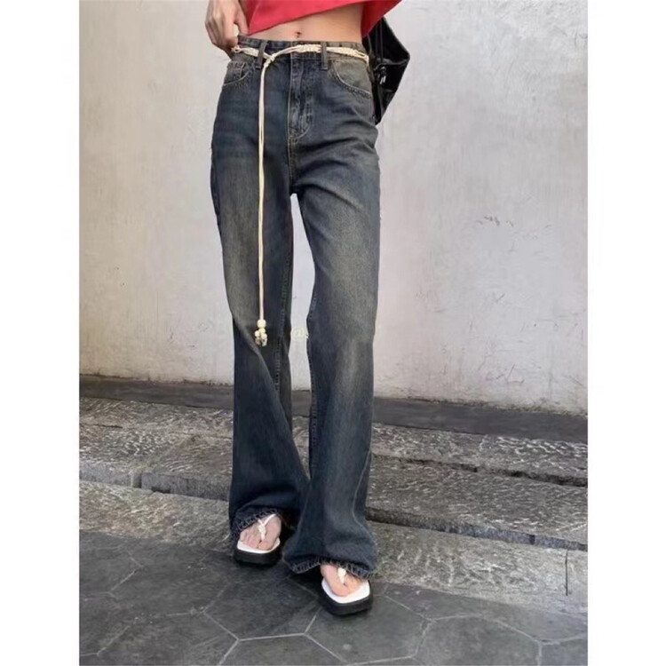 [jeans] Korean Vintage flare jeans 83015# hjy