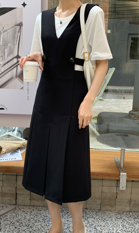 New year in early spring! [context sense] lady temperament fashion strap skirt mnc903# CLS