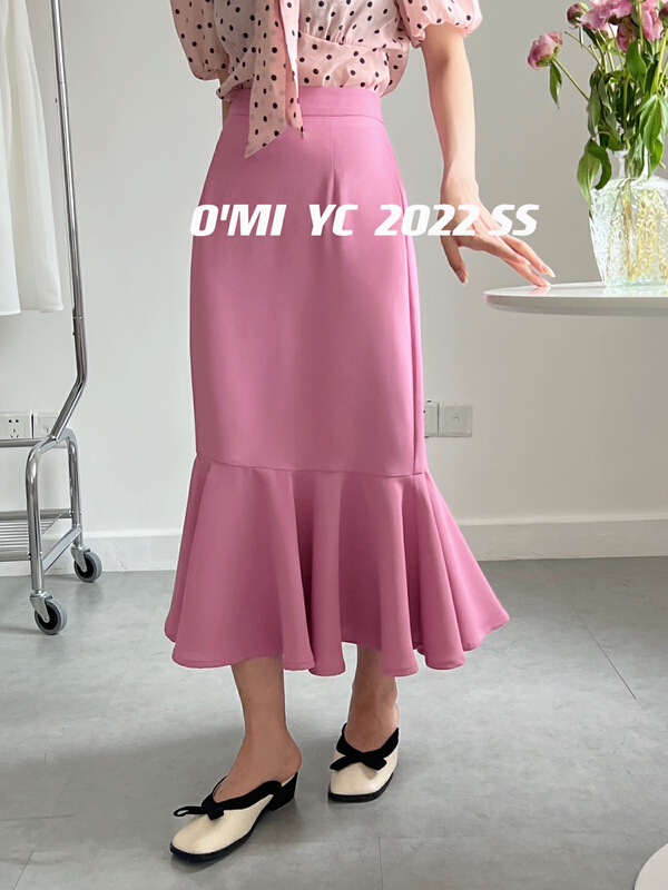 [O MI] gentle lace up fishtail skirt (only for skirts) 5318# HBx