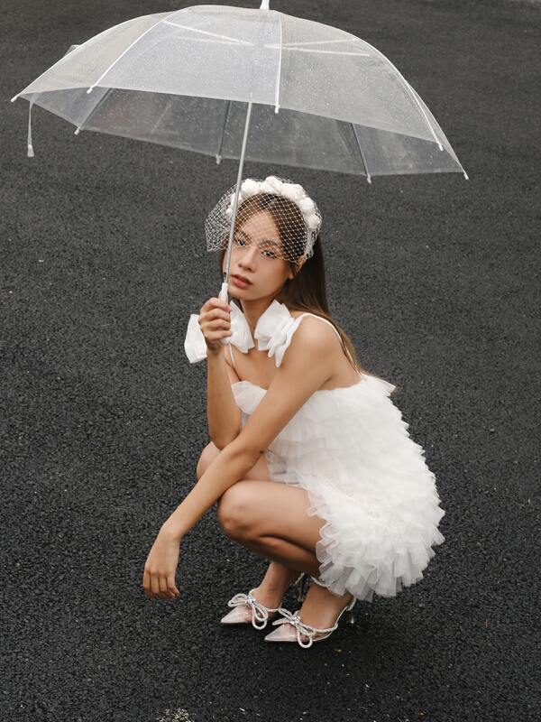 [ala emelia] heavy industry bow design Vintage Dress l1658# JJ
