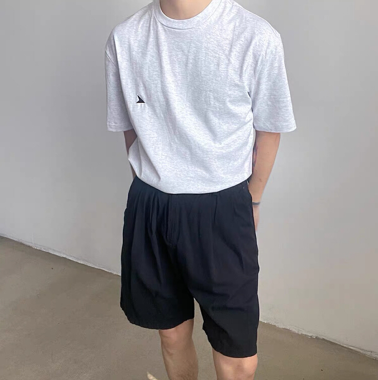 New year in early spring! [Shenzhi] crew neck Pullover versatile short sleeve T-shirt f21058# ZZL