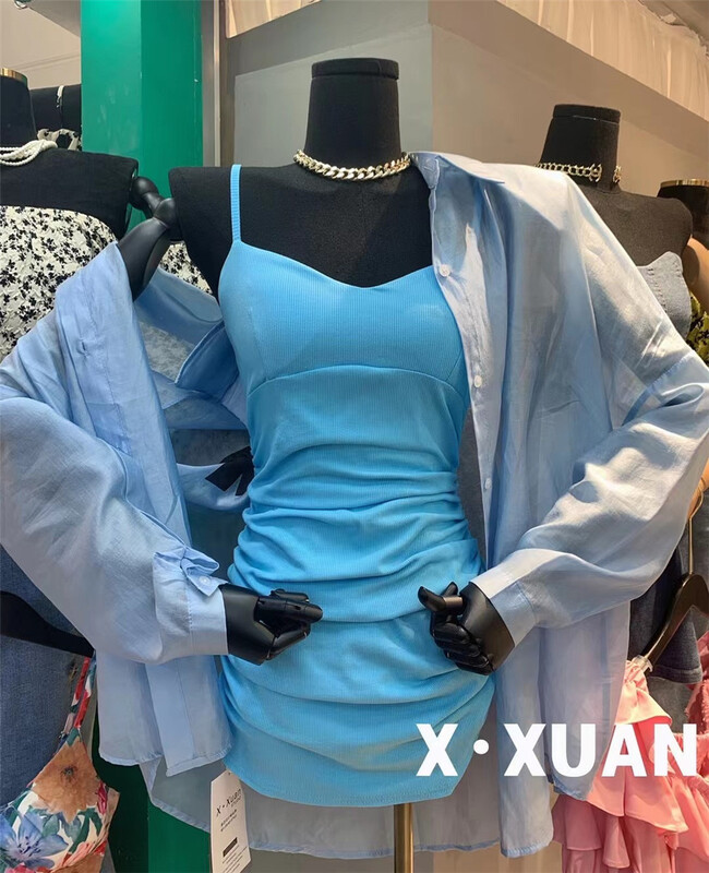 goods in stock! New in early summer! [x.xun] casual letter printed long sleeved sunscreen shirt 6868# PCZ
