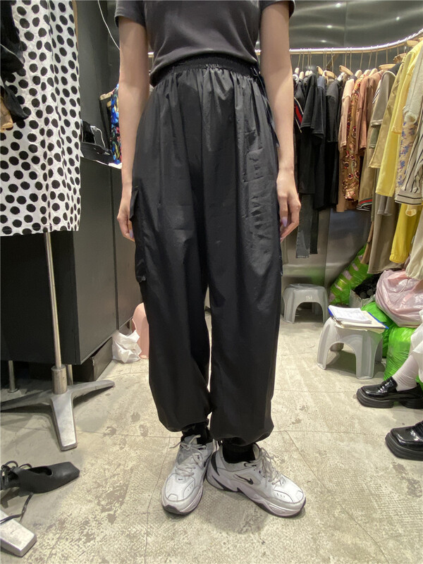 [vivi] elastic waist pocket Harlan casual pants (only casual pants) 7600# ozq