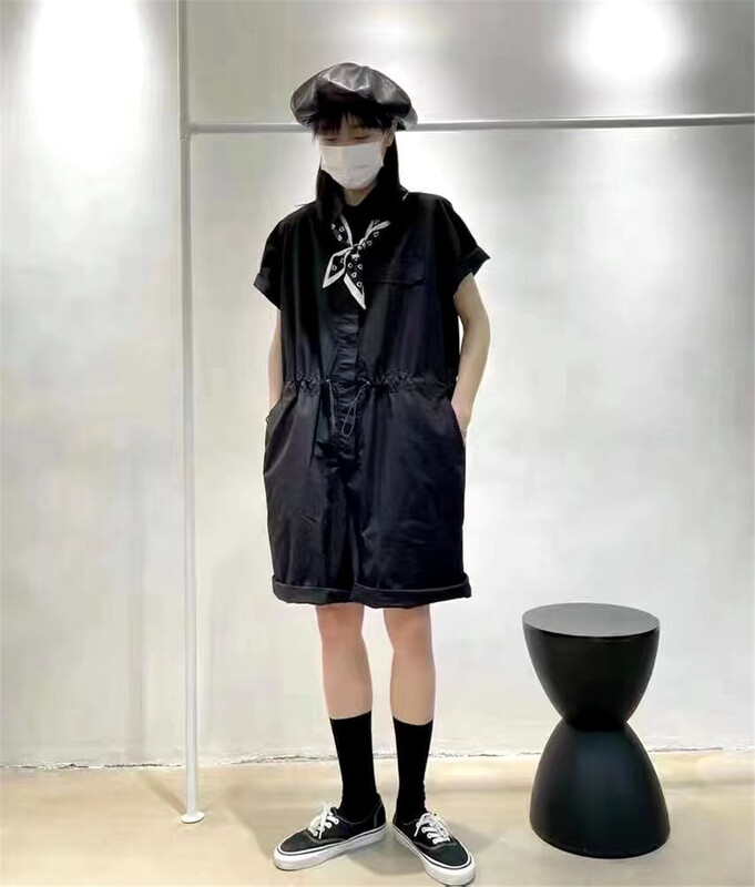 [starting point] slim and comfortable one-piece pants 0381# L