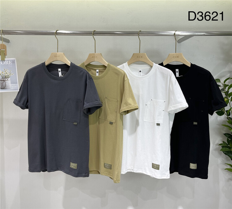New in early summer! [wild squirrel] round neck versatile Pullover short sleeve T-shirt d3621# ZZL