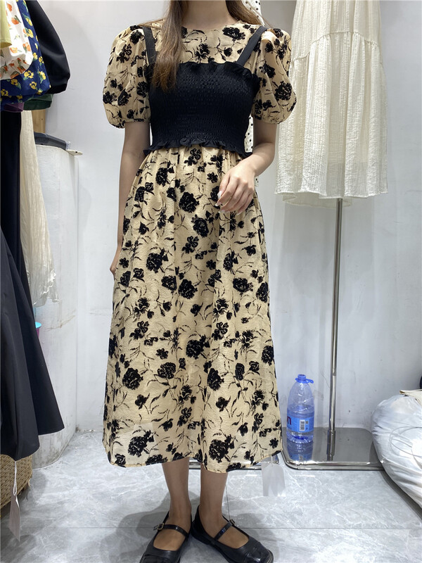 New in early summer! [bestie] Korean lady print dress 1257# hjy