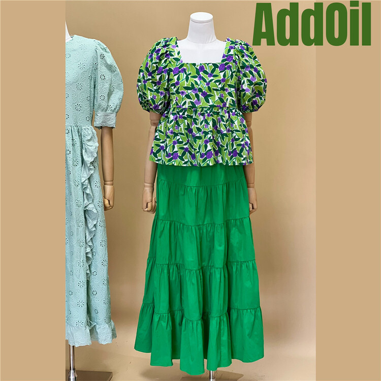 [addoil] pleated slim skirt 98376# zxl