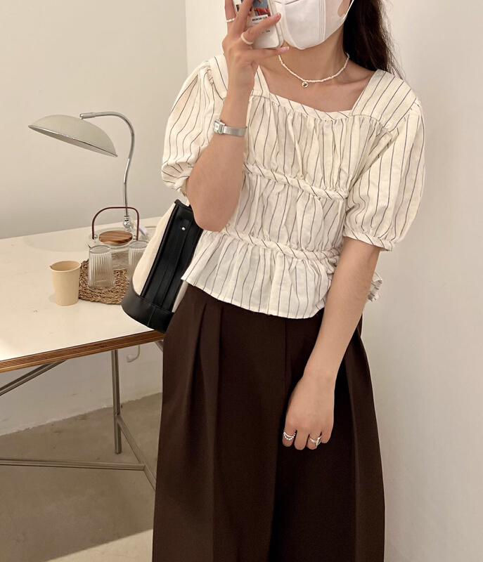 New year in early spring! [sanbara] Korean sweet and gentle blouse y9200# LSW