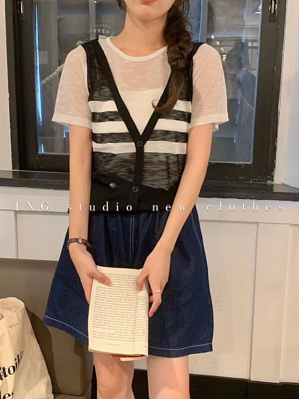 [ing] Korean foreign style versatile sweater w3539# HBx