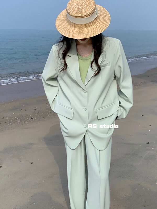 goods in stock! New year in early spring! [RS] Korean clean color fashion suit xm0028# XYY