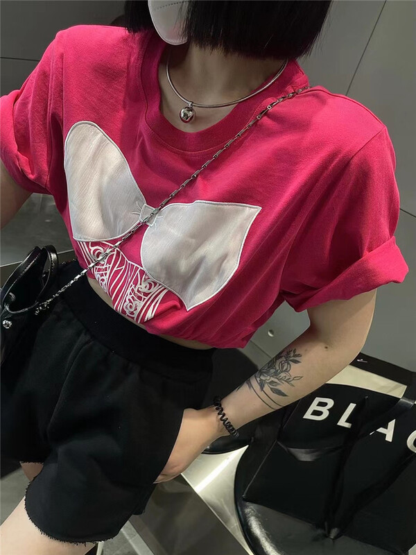 goods in stock! New in early summer! [Zia] Korean style versatile short sleeve T-shirt 221006# zyh