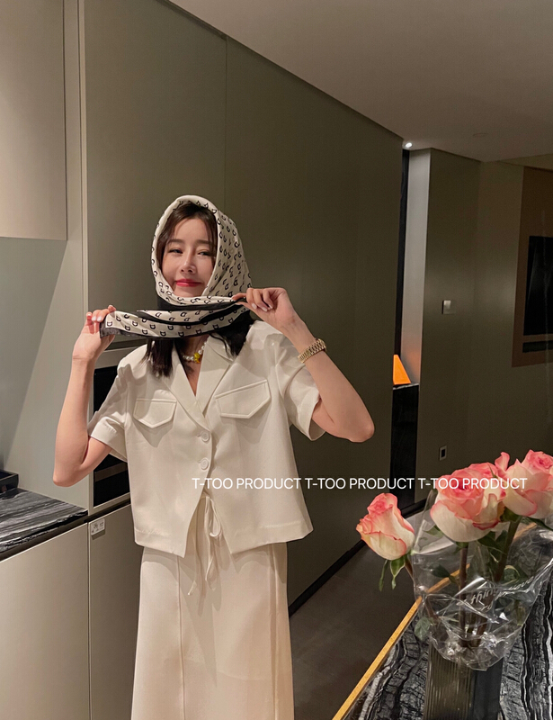 goods in stock! [t-too] temperament fashion suit + slim skirt suit 662922# LSL